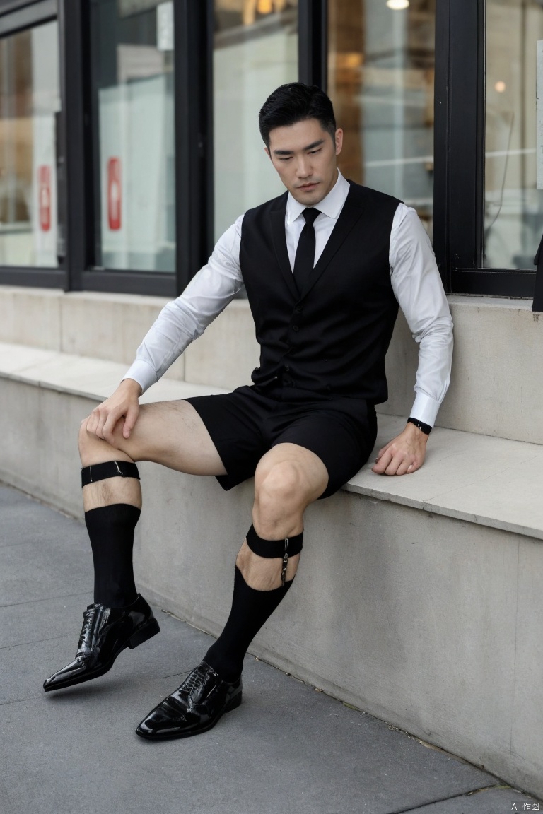 1man,  fashion model,  male focus on Tensor.Art