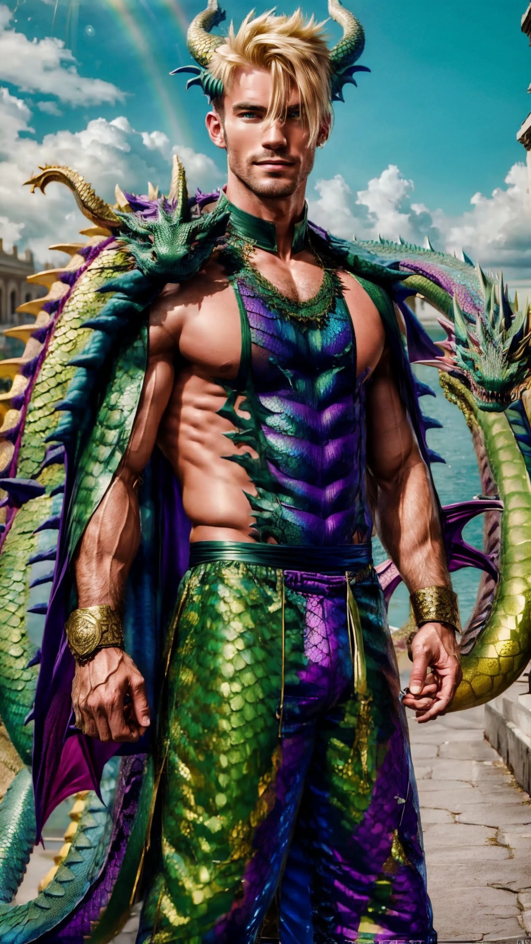 1boy,  male focus,  masterpiece by Kael on Tensor.Art