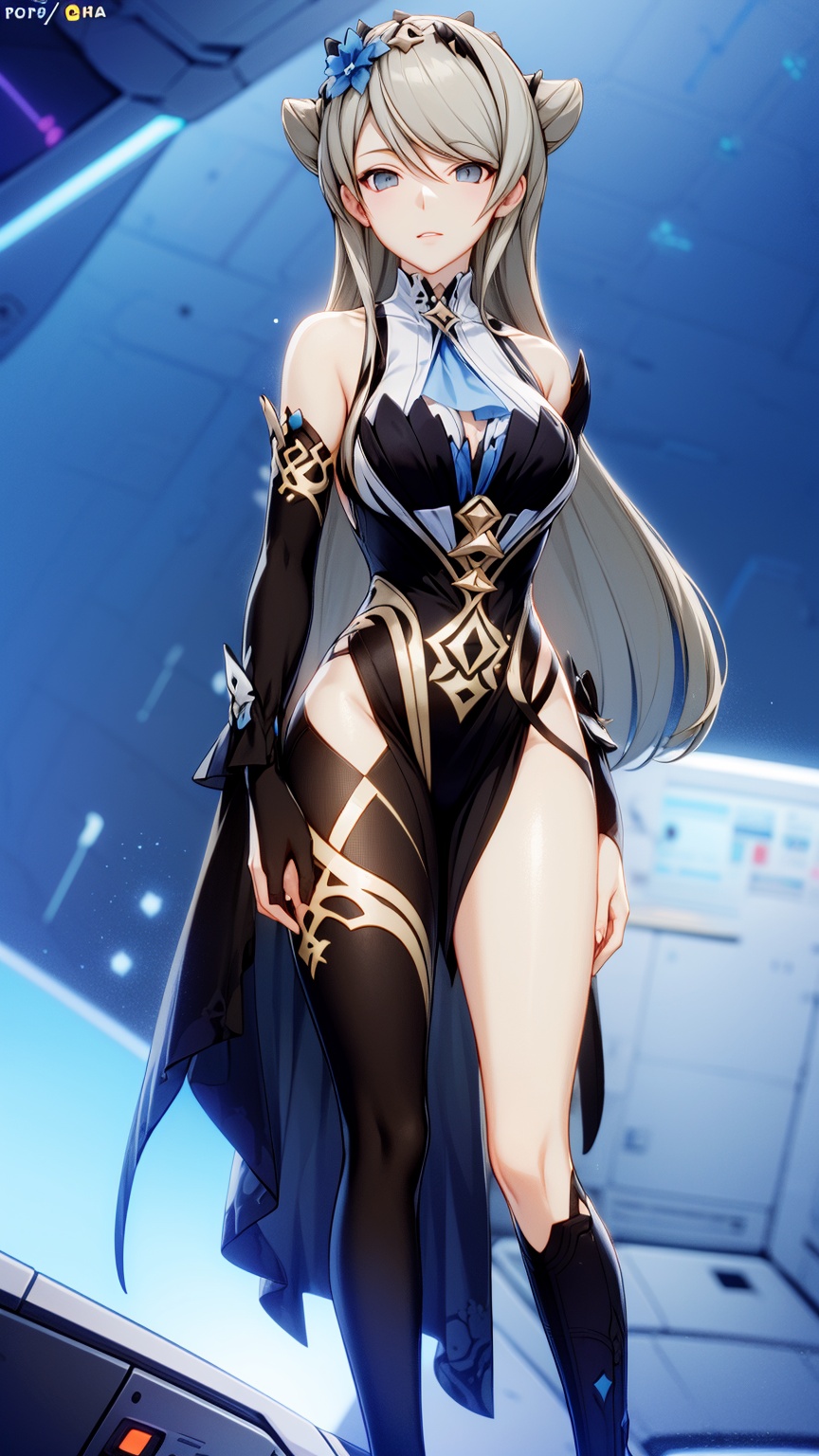 fallen rosemary,  rita rossweisse,  full dress on Tensor.Art