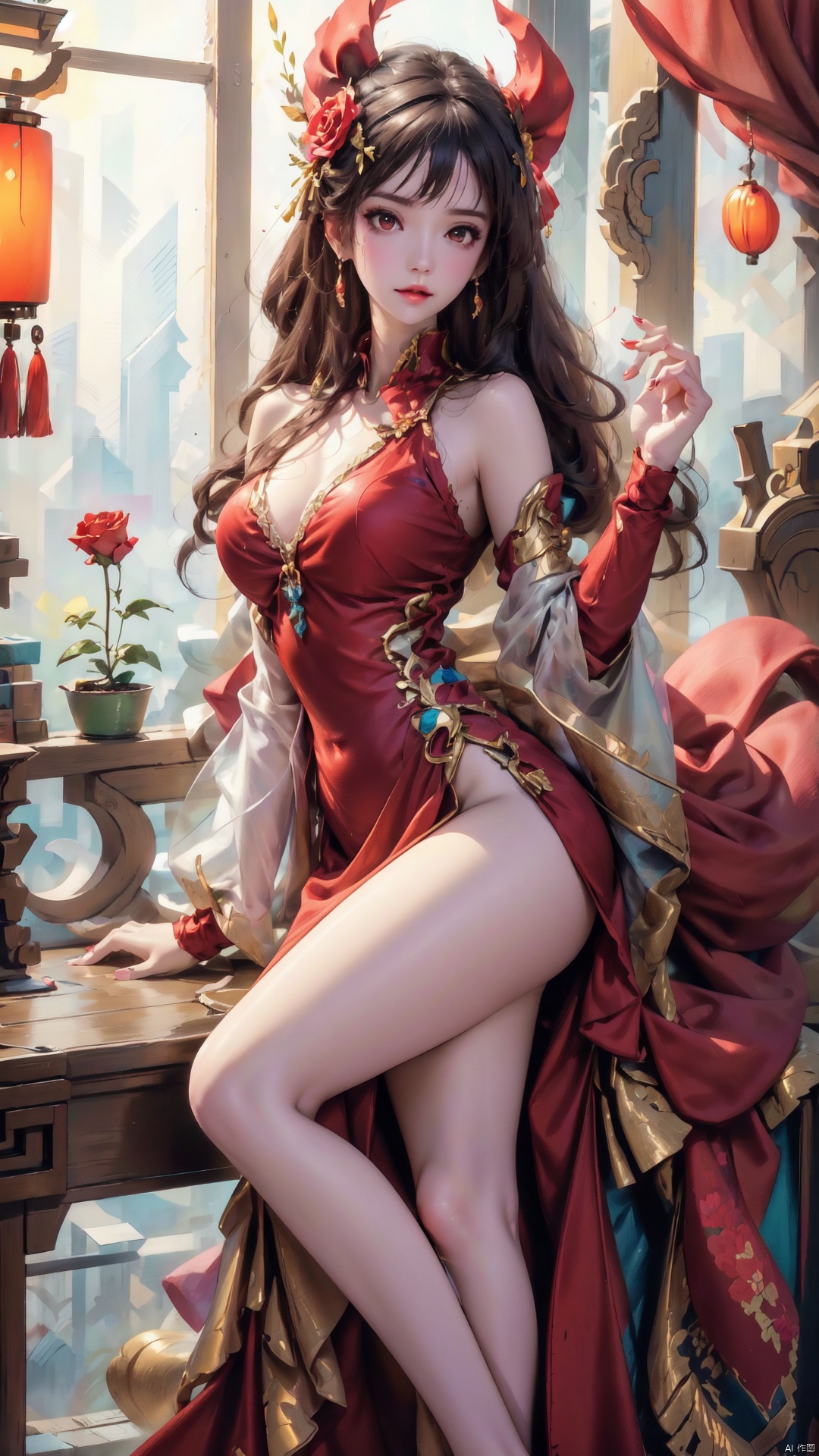 1girl,  solo,  long hair on Tensor.Art