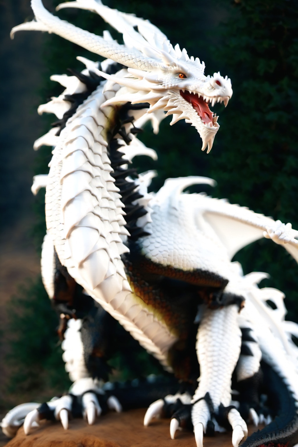 Dragon, mythical dragon,western_dragon,no human,white dragon, 
