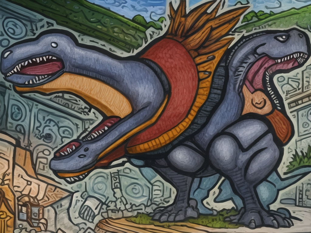 t-rex on Tensor.Art