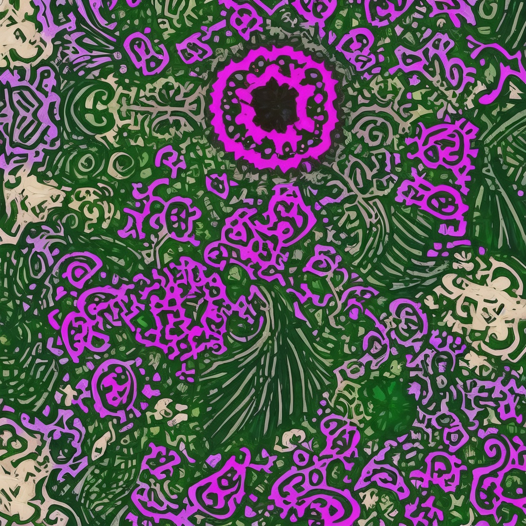 green pink on Tensor.Art