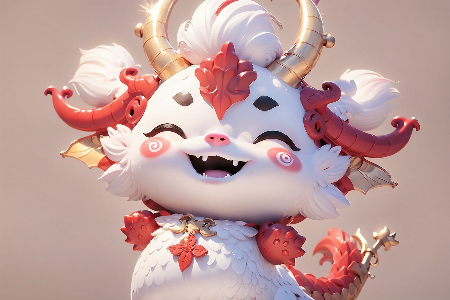 solo,  blush,  smile on Tensor.Art