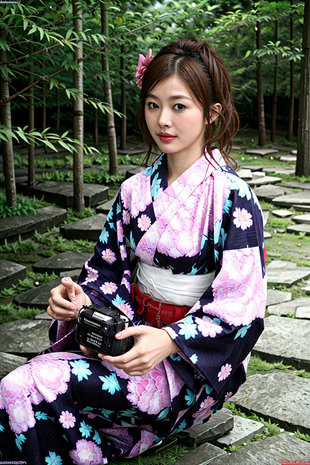 good hand,4k, high-res, masterpiece, best quality, head:1.3,((Hasselblad photography)), finely detailed skin, sharp focus, (cinematic lighting), night, soft lighting, dynamic angle, [:(detailed face:1.2):0.2], medium breasts, outside, (hdr:1.2), gorgeous japanese woman in an onsen, large breasts, cute kimono outfit, cute, (masterpiece:1.2), best quality, camera photograph, ultra realistic, ultra detailed, aesthetic,  intricate details, hyperdetailed, cinematic, dark shot, muted colors, film grainy, soothing tones, muted colors, technicolor,  , kimono