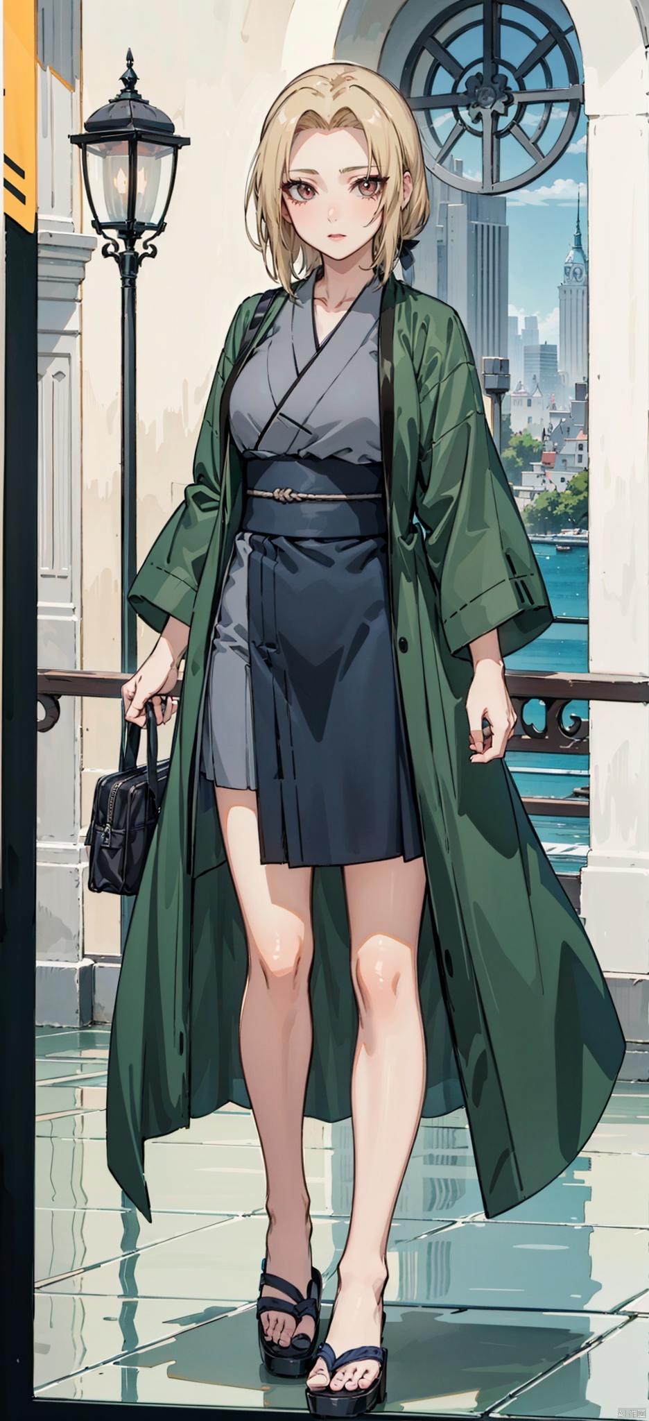 
英语 Full body. (Best Quality), (Masterpiece), a very exquisite and beautiful girl, very detailed, amazing, with exquisite details, official art, super detailed, high-level, beautiful details girl, with a radiant face,A girl standing in ,Tsunade,Kimono.,Real,Kimono,Fake breasts,Wearing deep_V-neck_dress,Update,Lighting. Green outcoat., , ,  , Tsunade, 1
