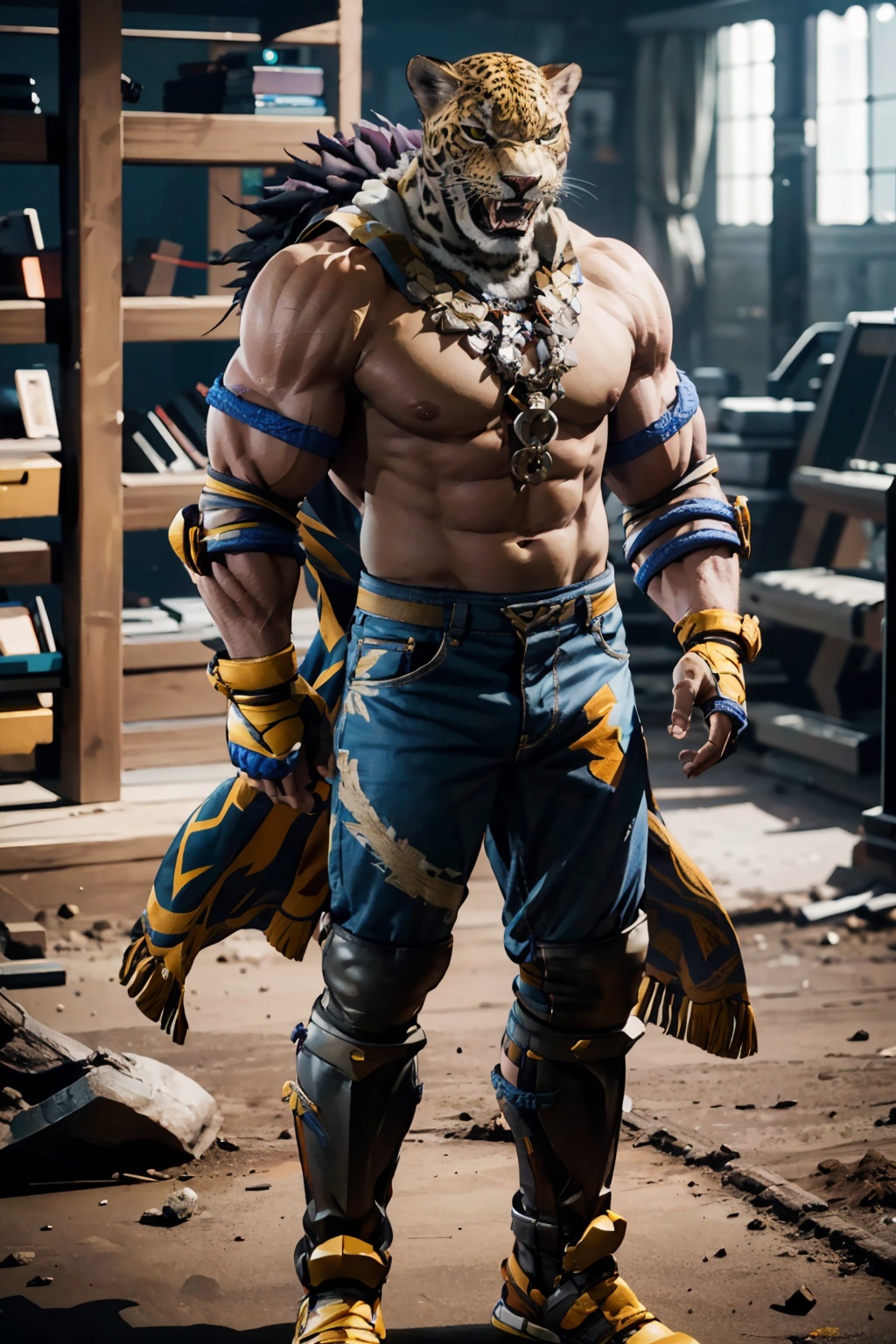 king_tekken8,  full body image,  photorealistic on Tensor.Art