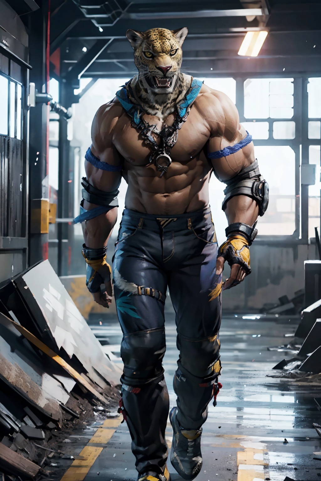 king_tekken7,  1boy,  full body on Tensor.Art