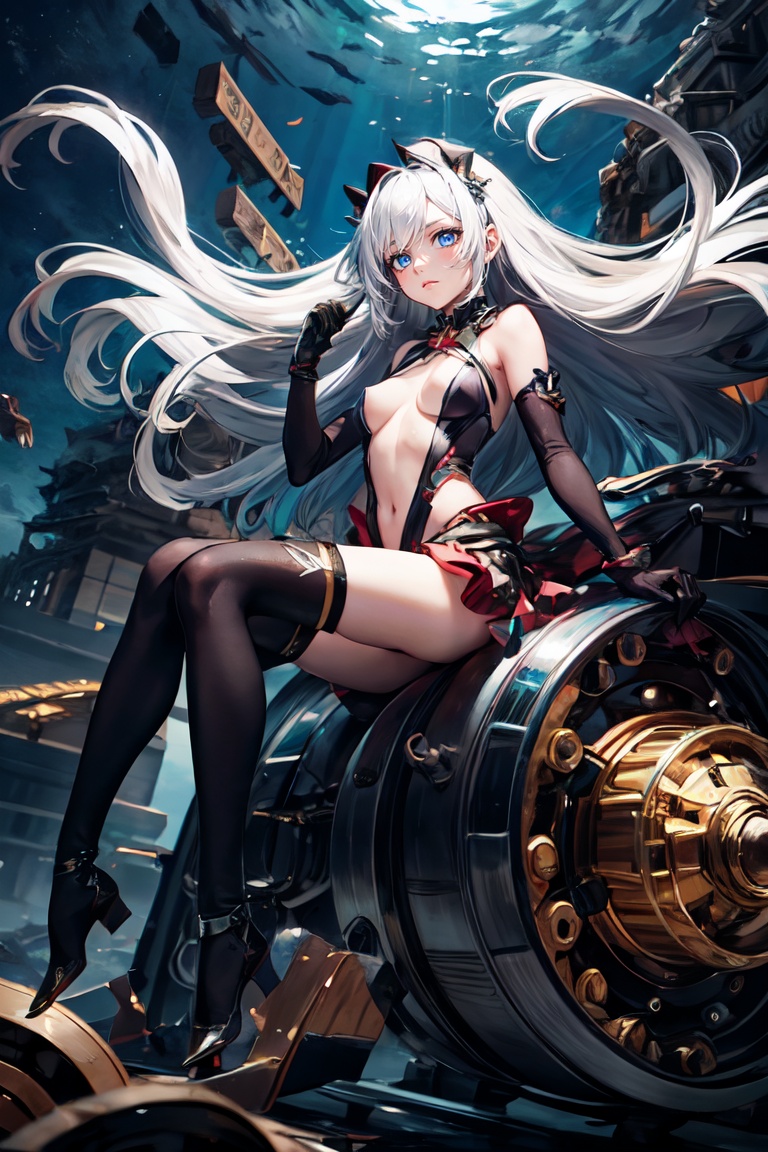1girl,  solo,  long hair on Tensor.Art