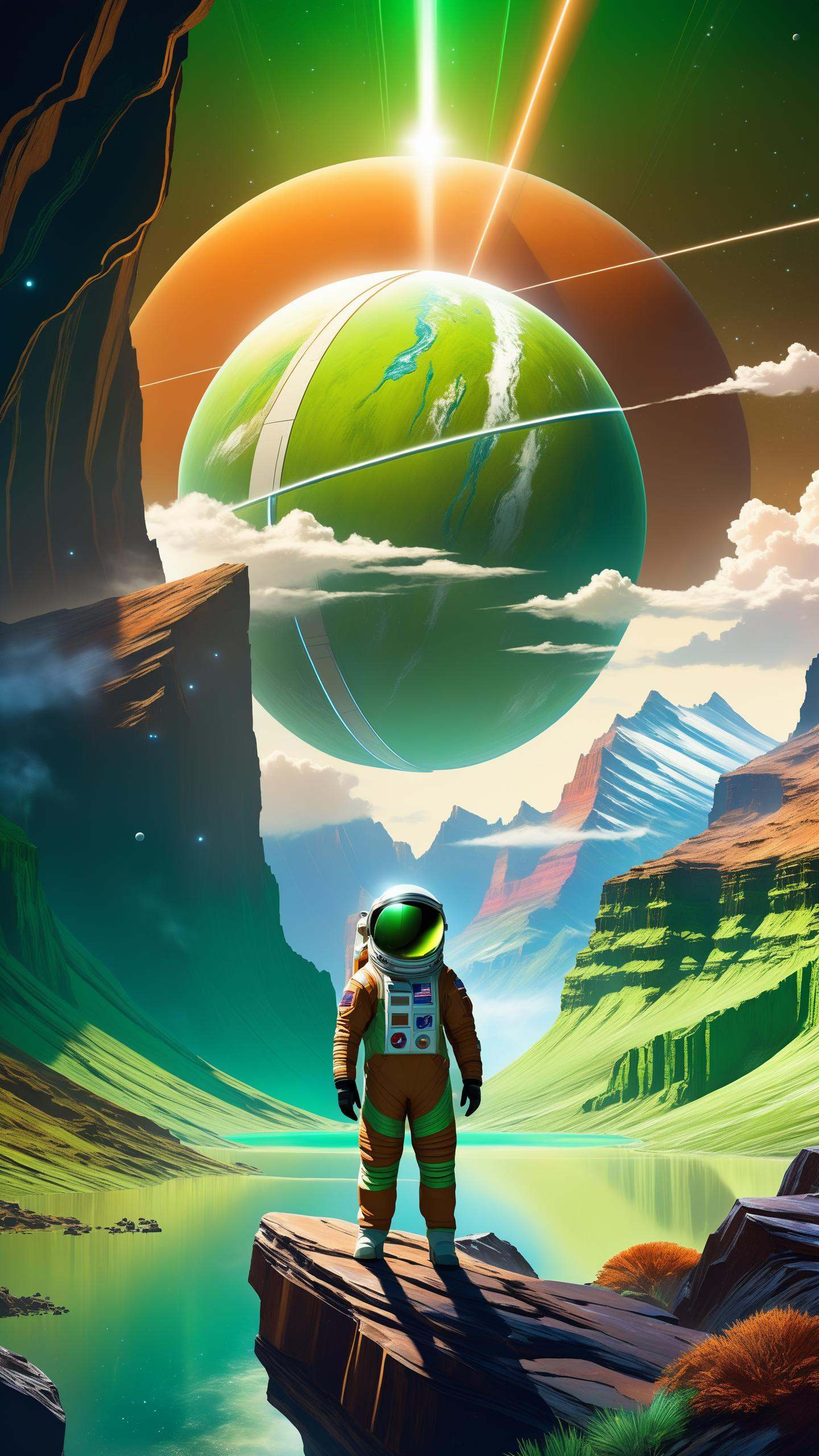 cartoon for kids style,  A cinematic front facing close up portrait of a 25 year old Japanese male wearing astronaut suit,...