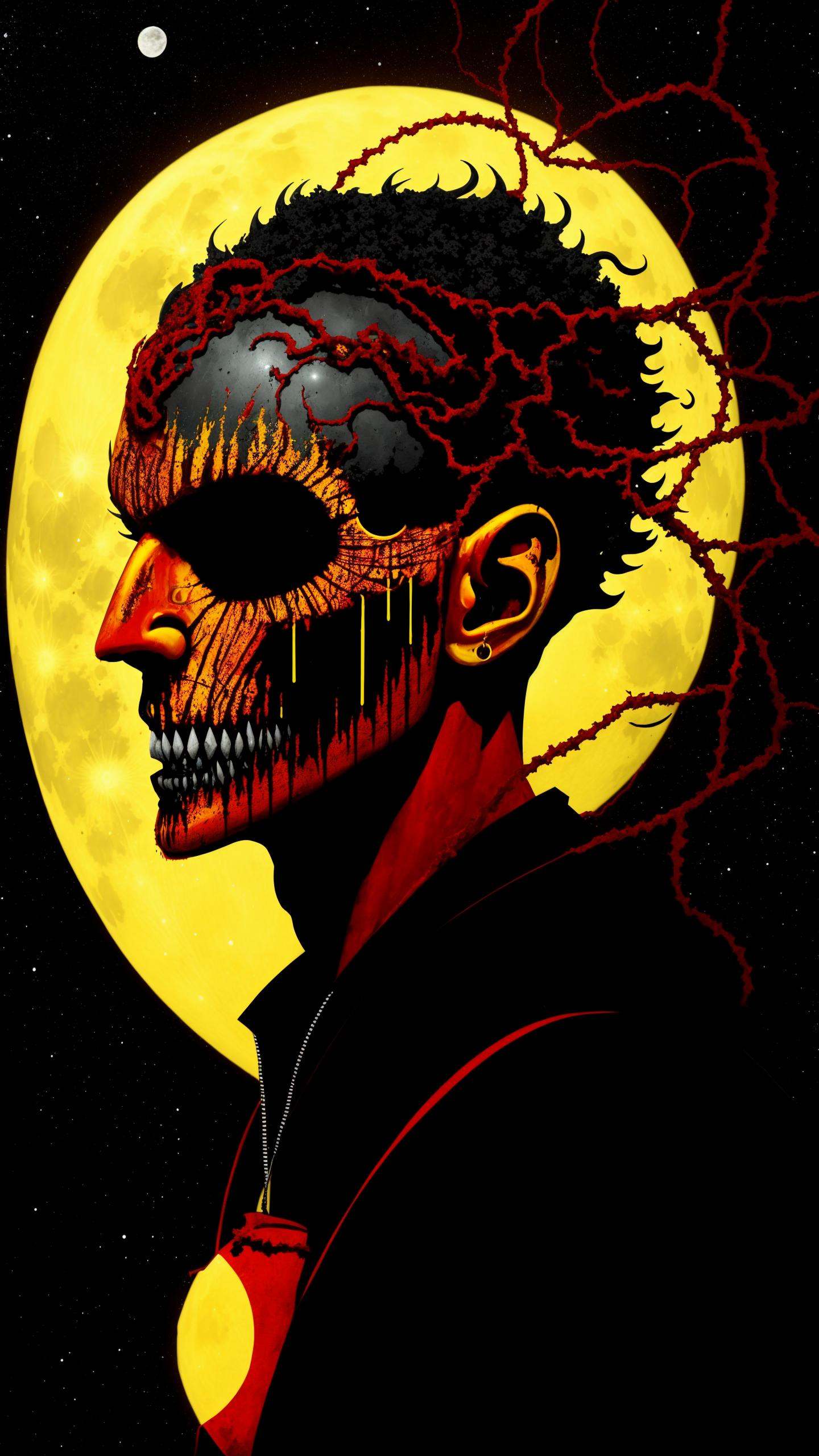 red bloody veins growing and intertwining out of the darkness,  oozing thick red blood,  veins growing and pumping blood o...