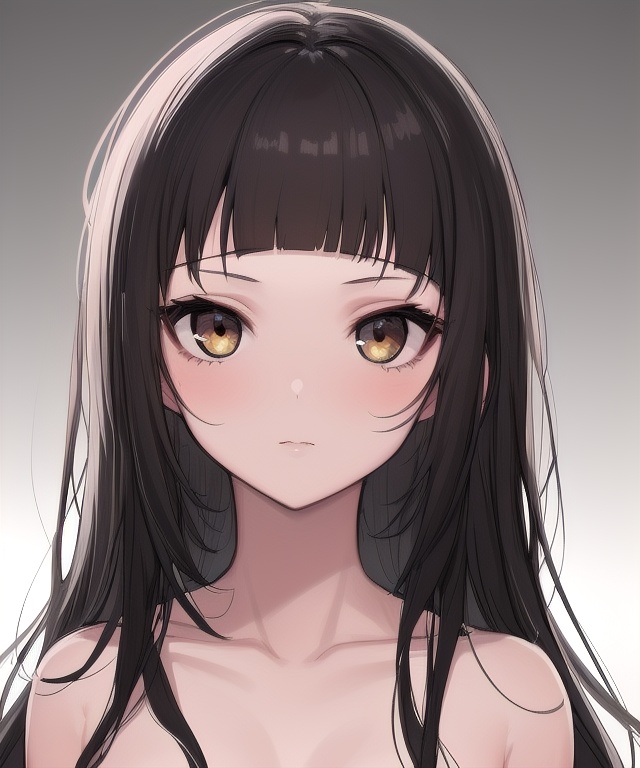 1girl,  portrait,  concave bangs on Tensor.Art