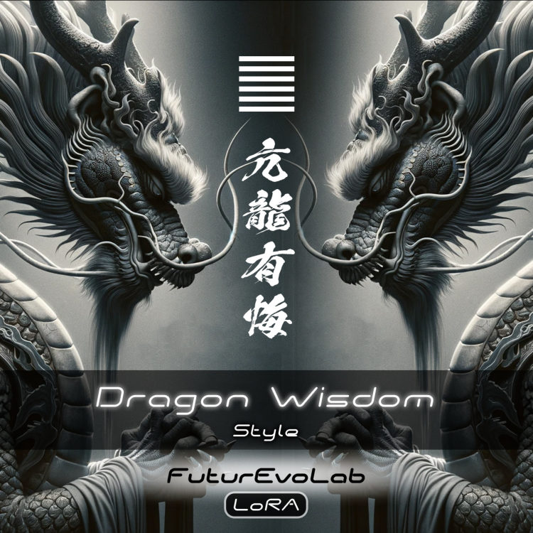 Dragon Wisdom【亢龍有悔】 - FuturEvoLab by FuturEvoLab on Tensor.Art