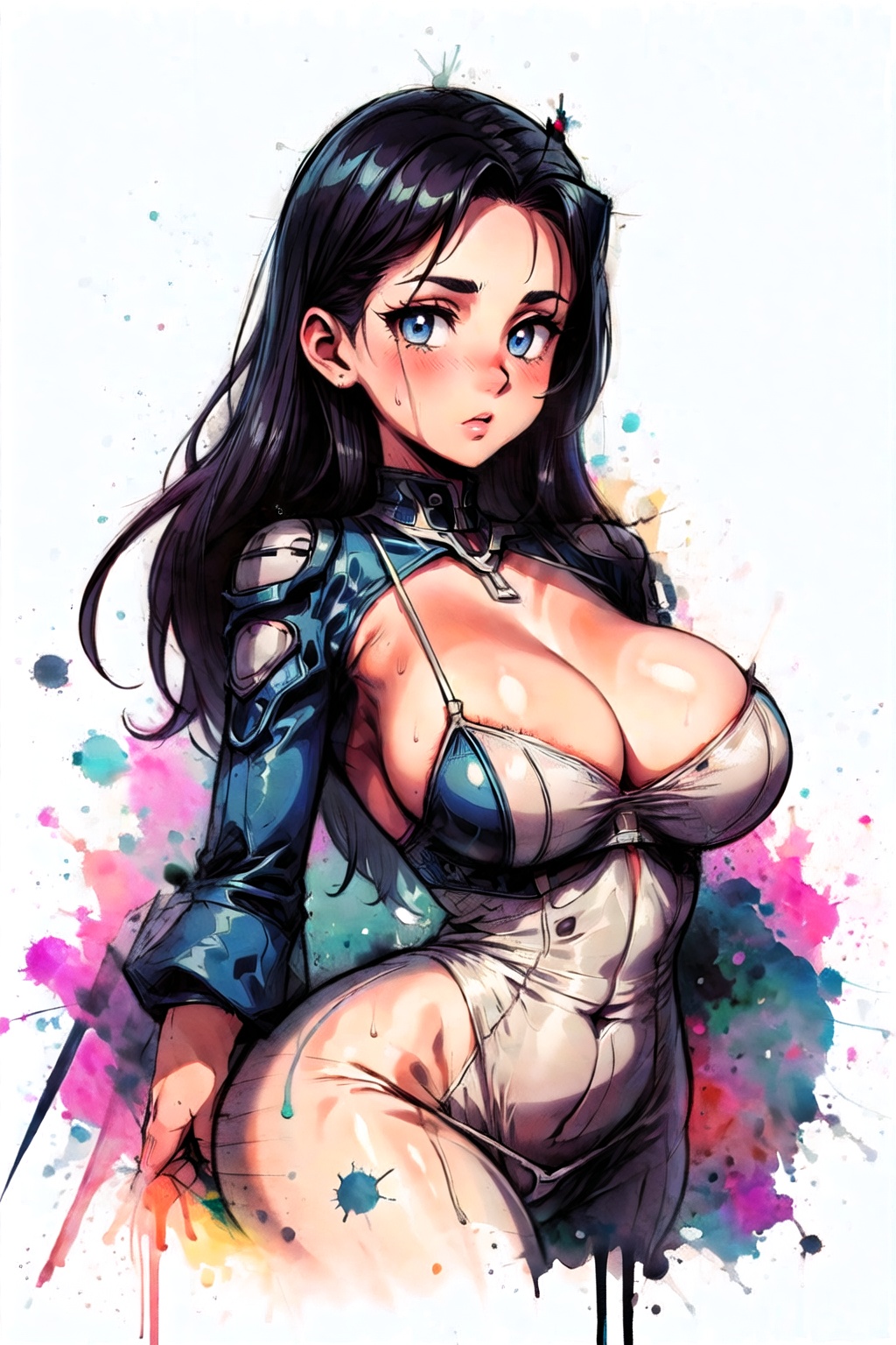 1girl,  space suit,  moon on Tensor.Art