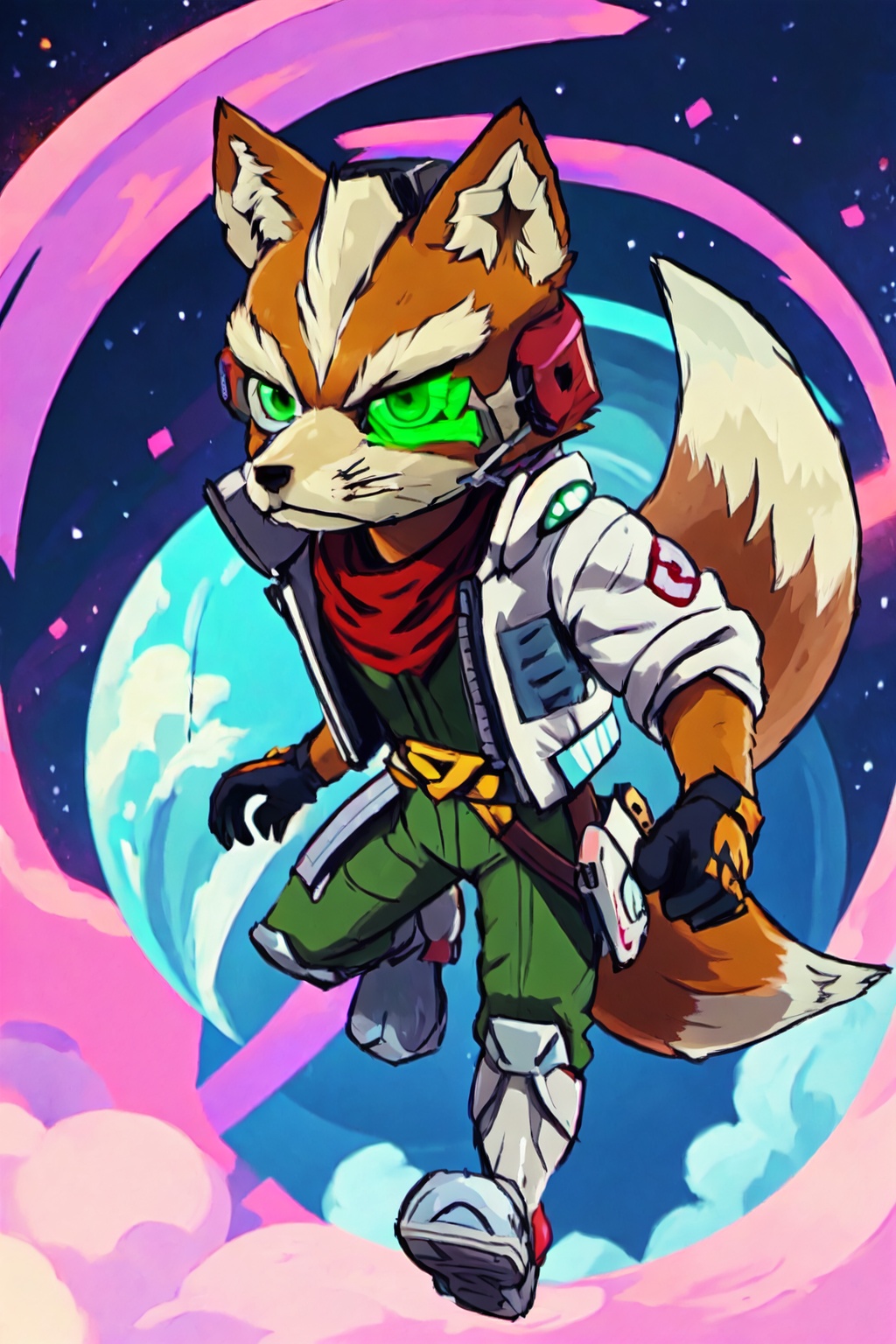 fox mccloud,  1boy,  solo on Tensor.Art