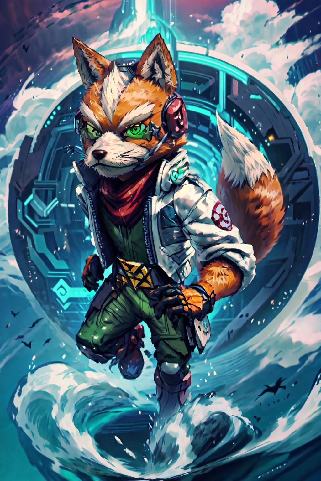 fox mccloud,  1boy,  solo on Tensor.Art