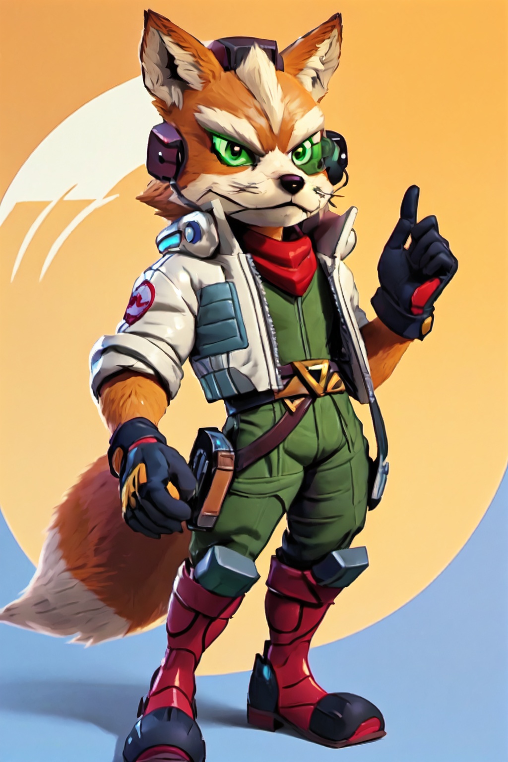 fox mccloud,  1boy,  solo on Tensor.Art