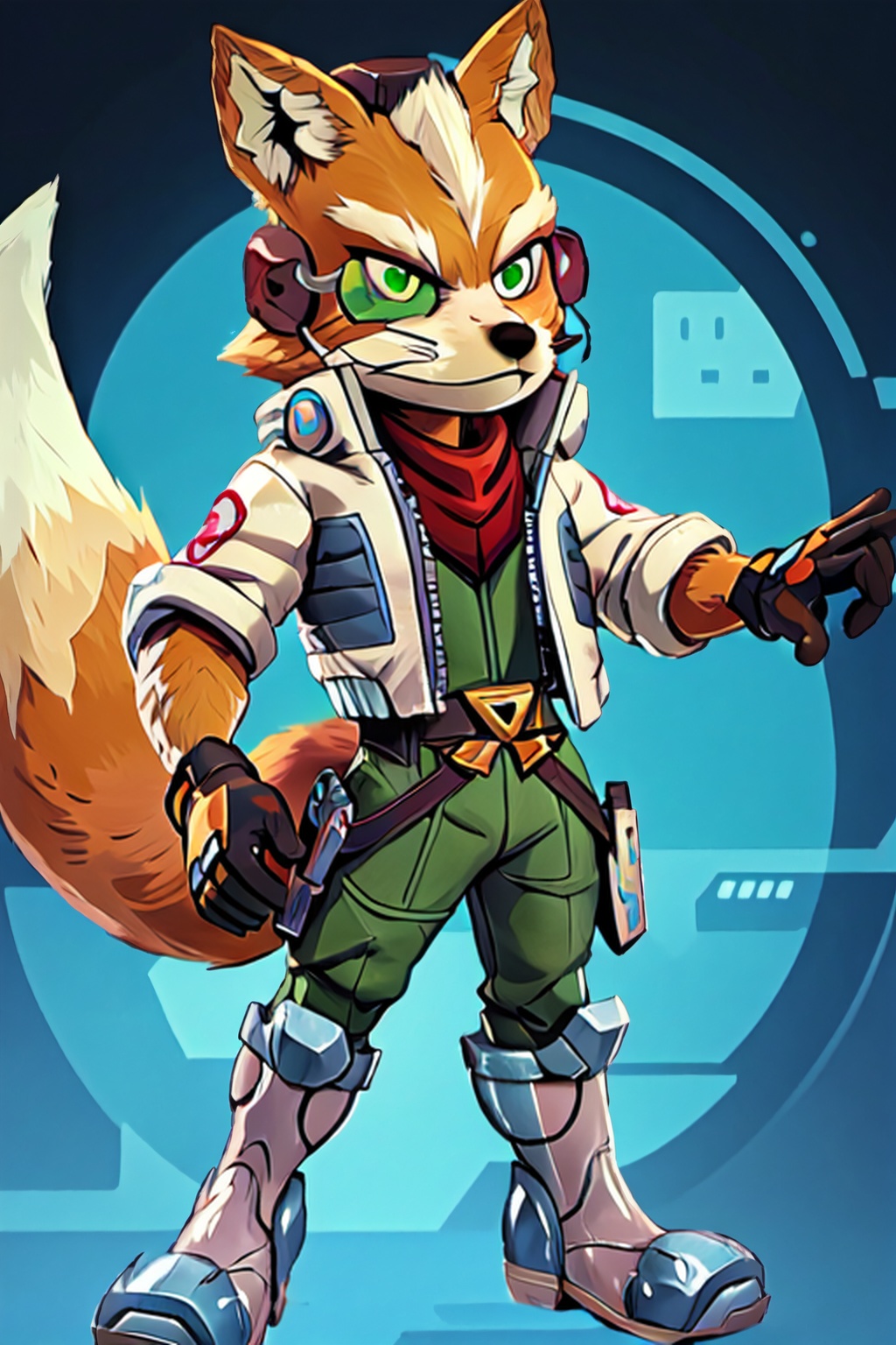 fox mccloud,  1boy,  solo on Tensor.Art