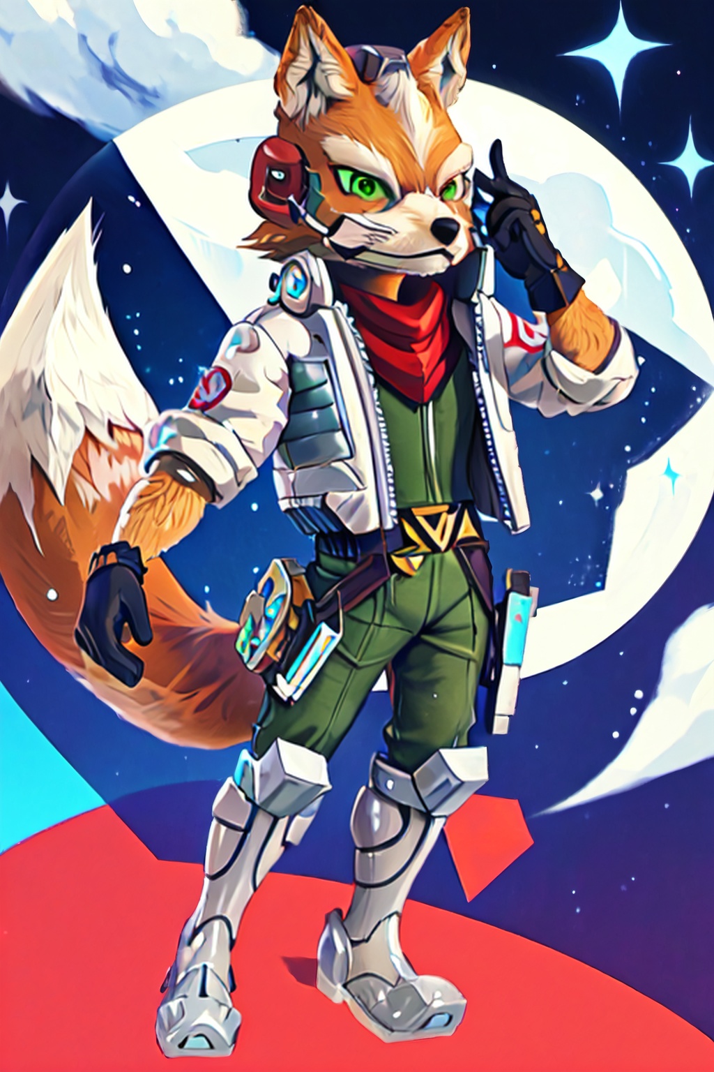 fox mccloud,  1boy,  solo on Tensor.Art