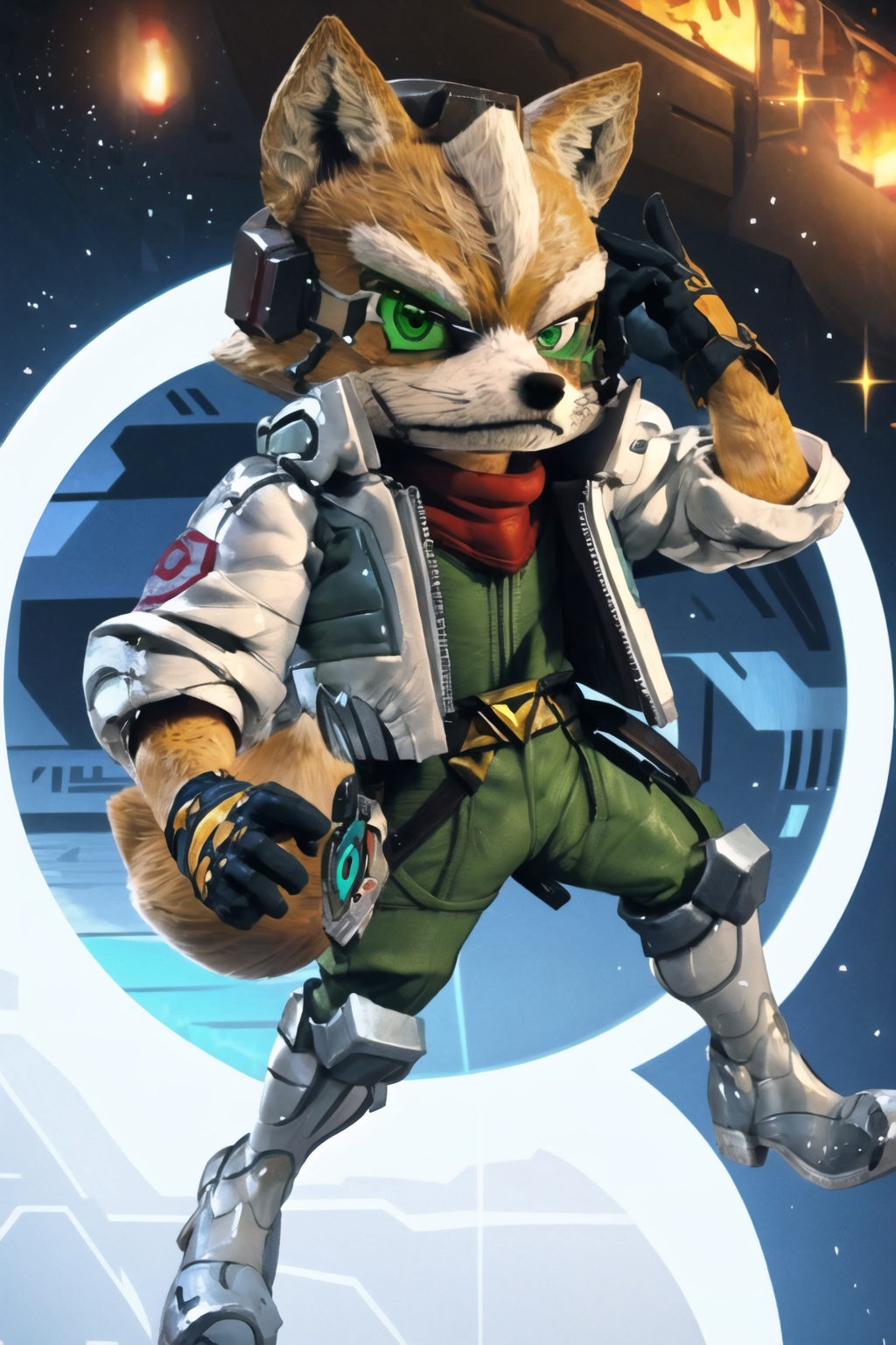 fox mccloud,  1boy,  solo on Tensor.Art