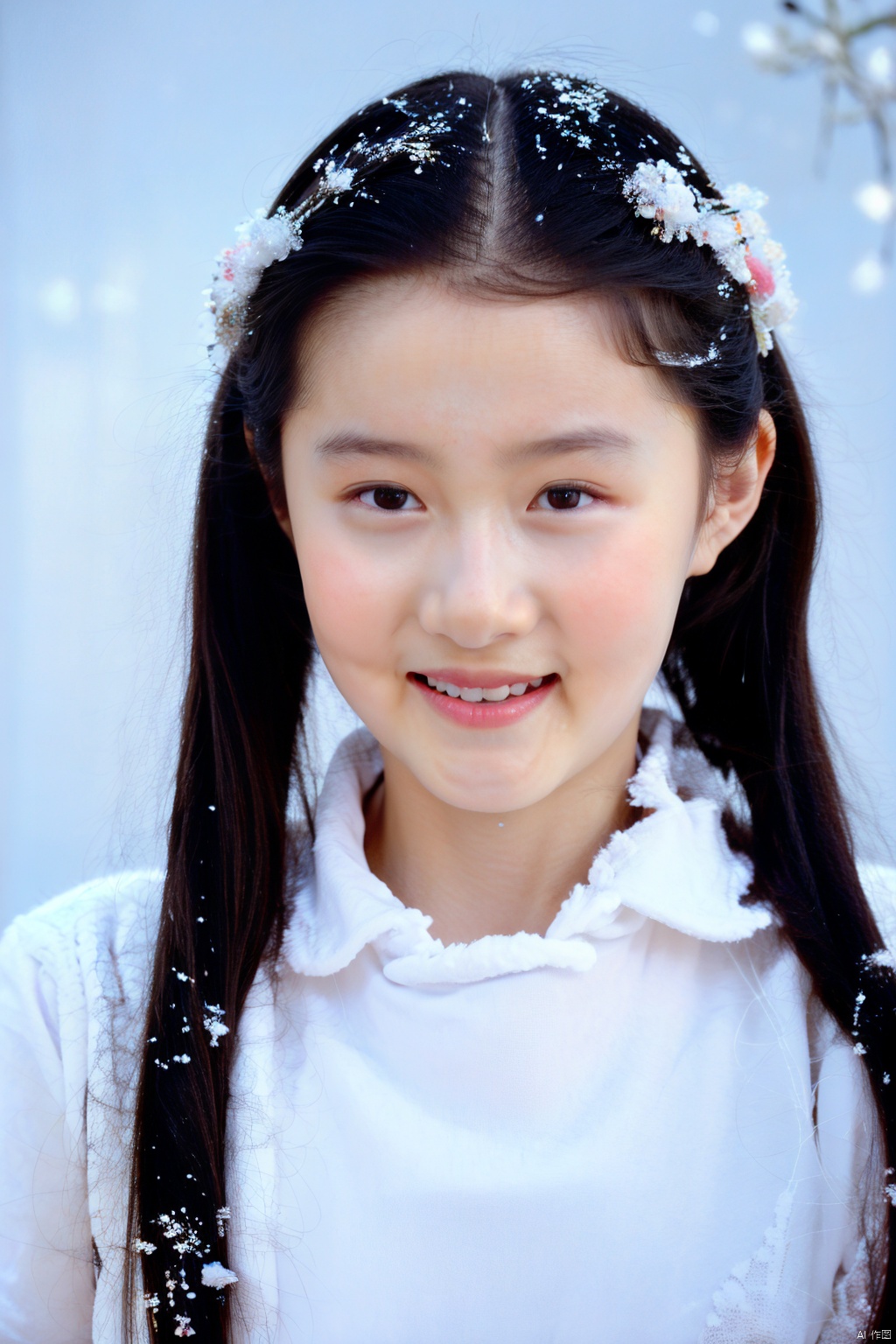  (Masterpiece),(Ultra High Resolution), joyfully playing snowball fight in heavy snow. faces are filled with happy smiles, and snowflakes are falling on their hair and collars. The surrounding is a vast expanse of white snow, only their footprints disturbing the purity. Snowflakes in the sky fall like cotton candy, adding a touch of sweetness to this winter scene. This is a vibrant and joyful winter afternoon, Fashion Style,jellyfishforest, takei film, 1girl, tianxiu,moyou, tongtong