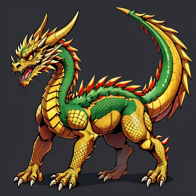 ancient chinese dragon scales,  2 eyes,  highly detailed by theway2377 on Tensor.Art