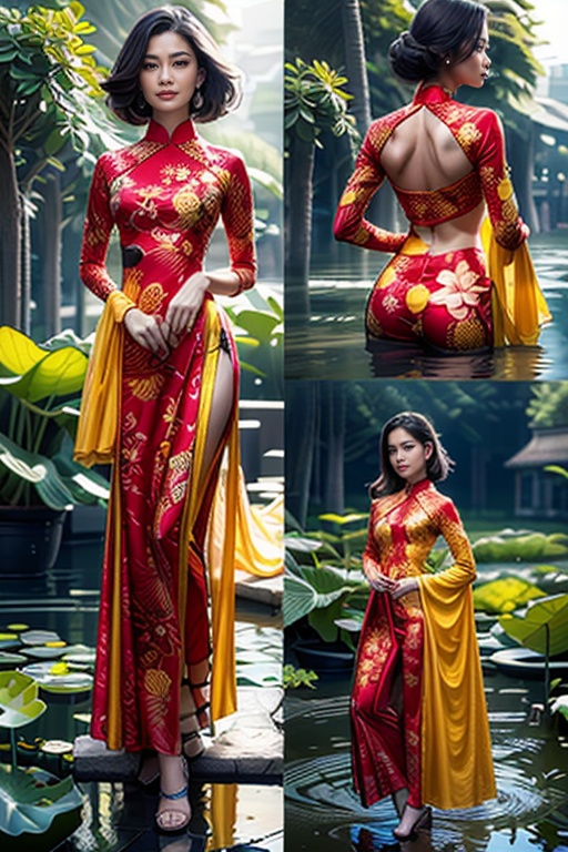 A beautyful vietnamese girls,  18 years,  beauty eurovietnamese face on Tensor.Art