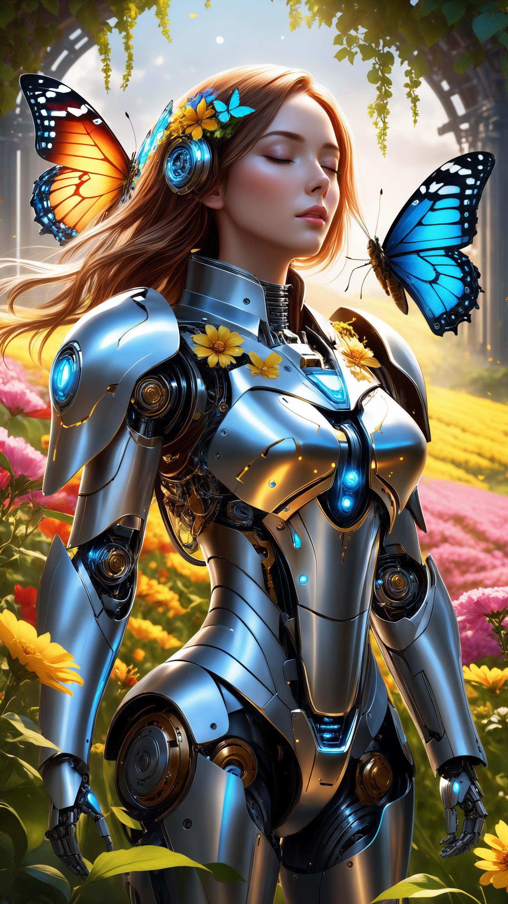 (masterpiece,  best quality),  (1mechanical girl) on Tensor.Art