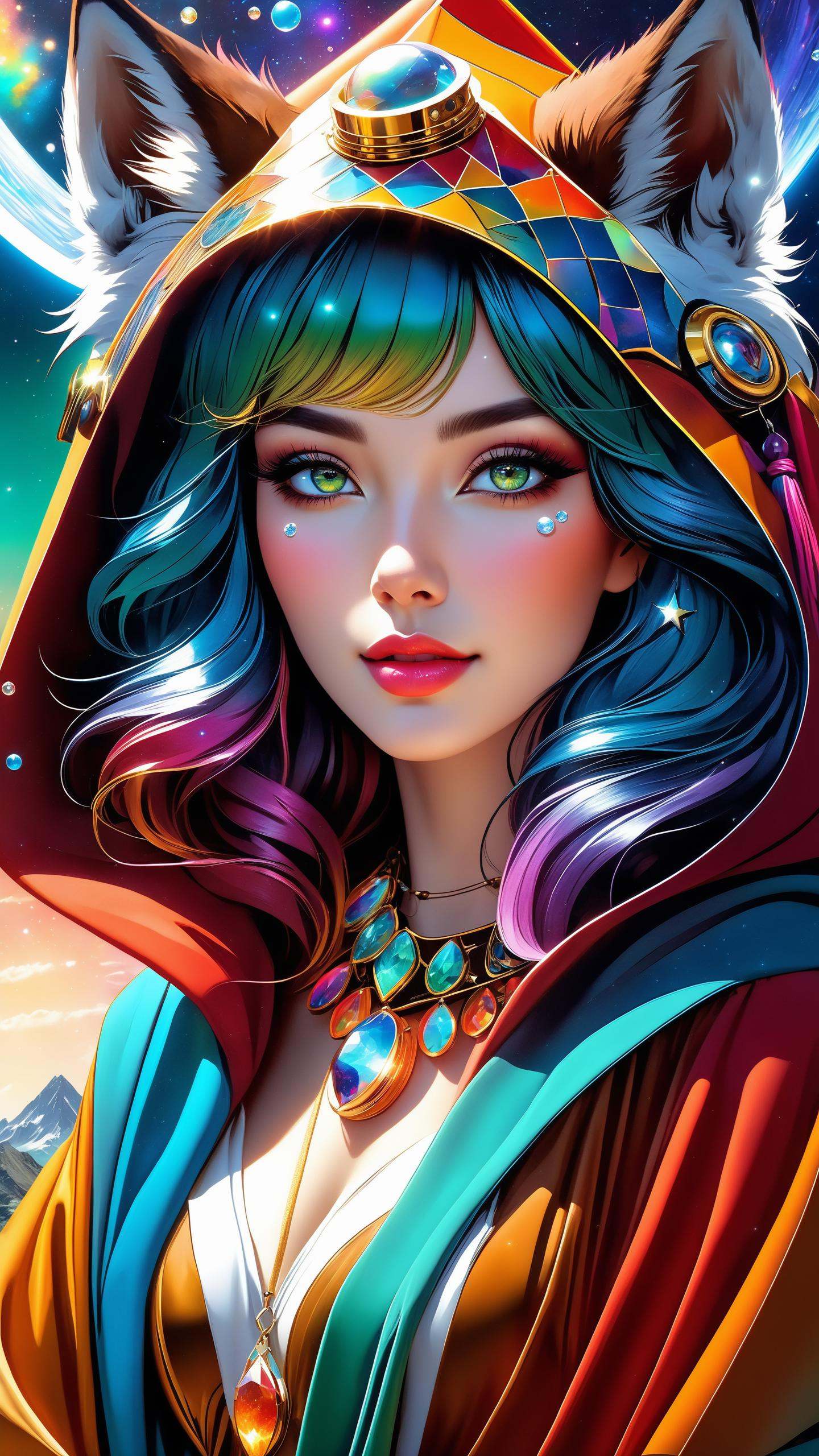 a beautiful girl,  closed eyes,  portrait on Tensor.Art