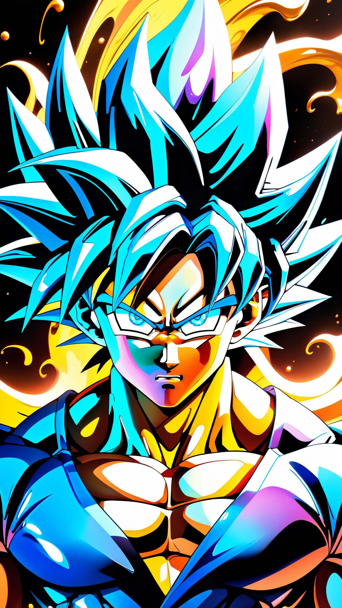 Goku ultra instinct,  dbz style,  jjba style on Tensor.Art