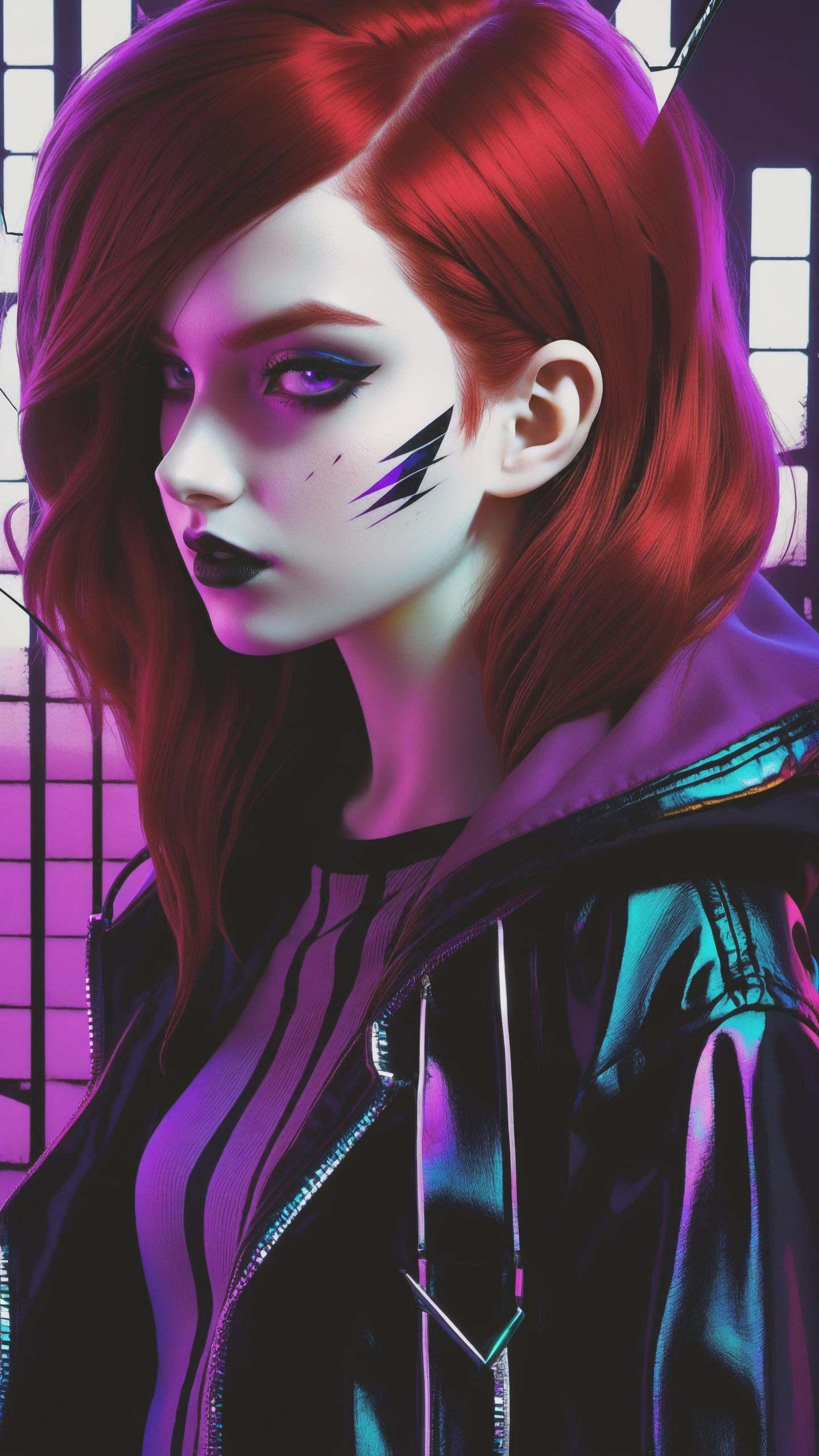 dark shot,  city street,  pastel goth on Tensor.Art