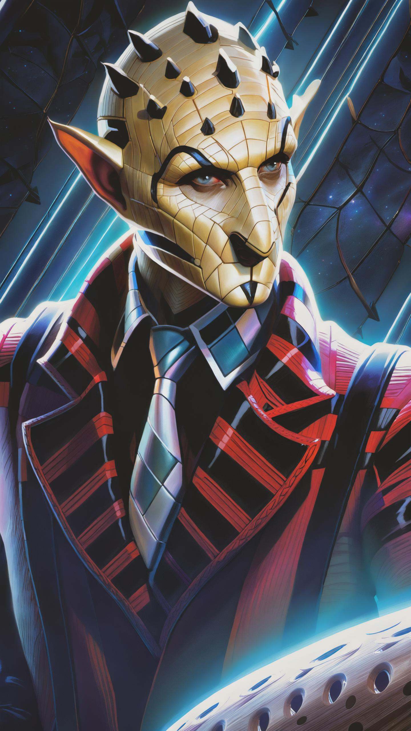 hybrid weasel and Freddy Krueger,  idiosyncrasy by Stefan Gesell,  epic art by Iryna Yermolova on Tensor.Art