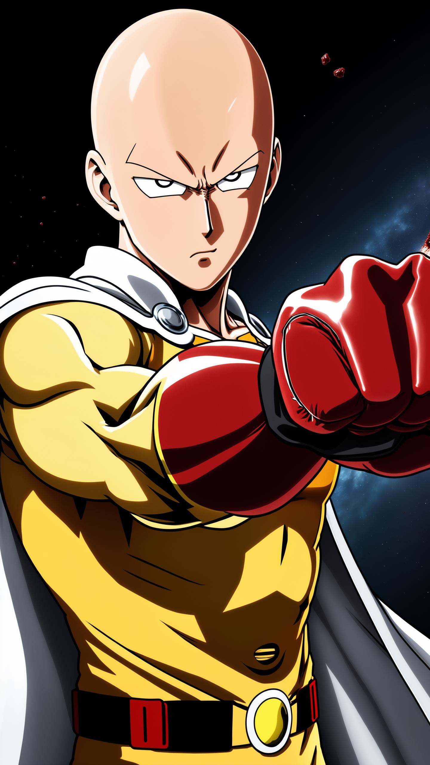 Saitama,  one punch man,  (cartoon style) on Tensor.Art