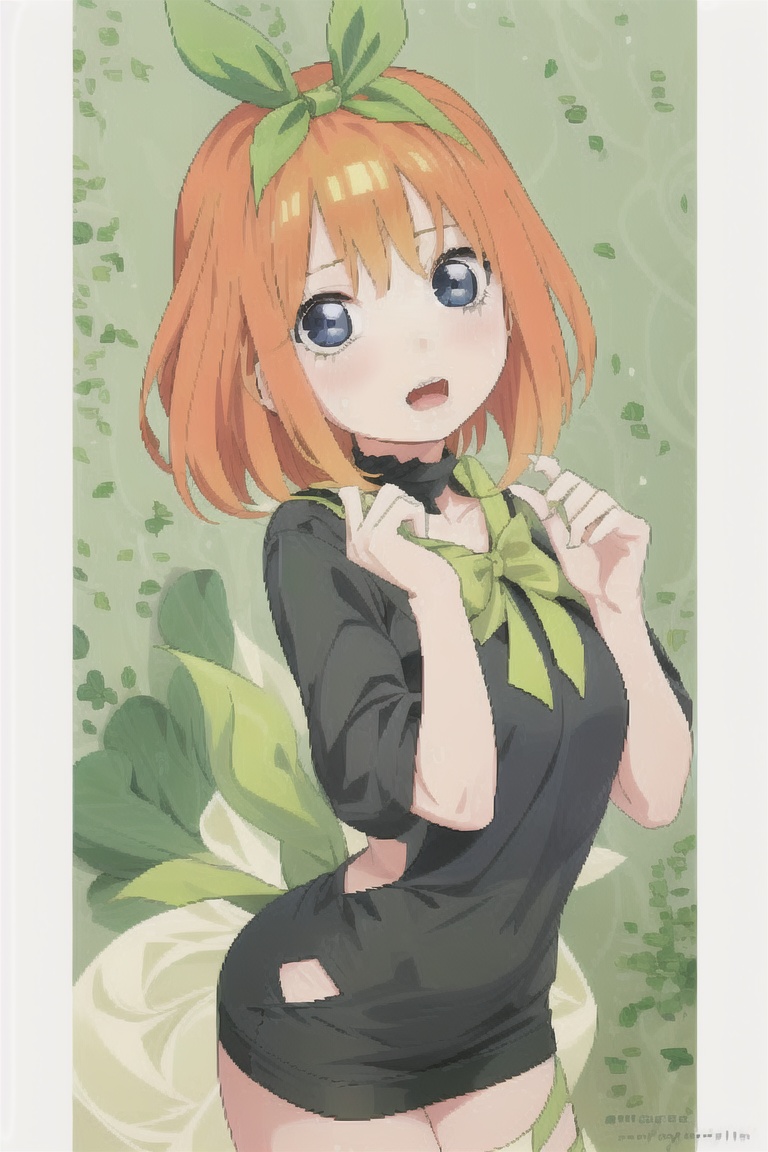 1girl,  nakanoyotsuba,  blue eyes on Tensor.Art