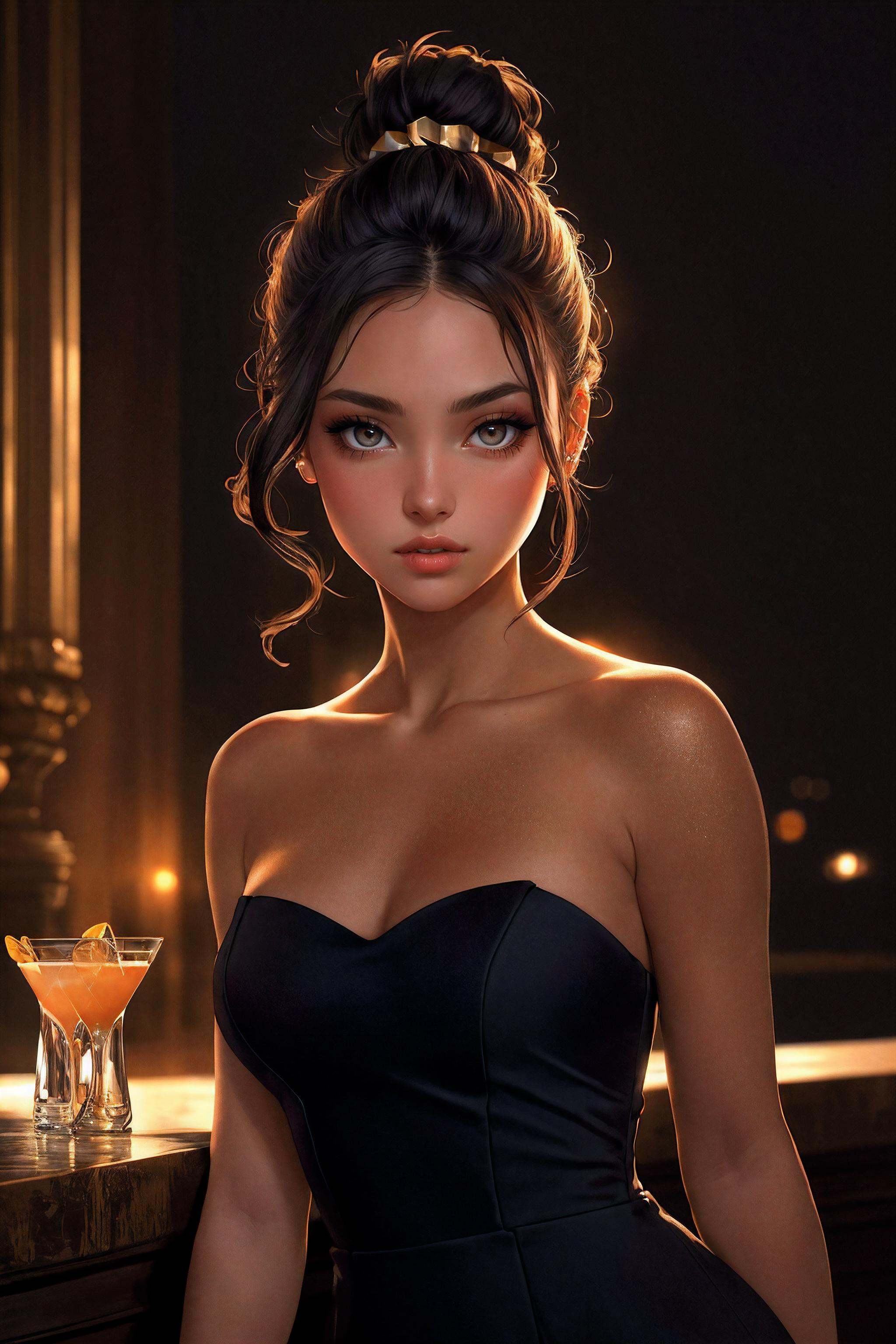 1girl,  long hair,  foundation on Tensor.Art