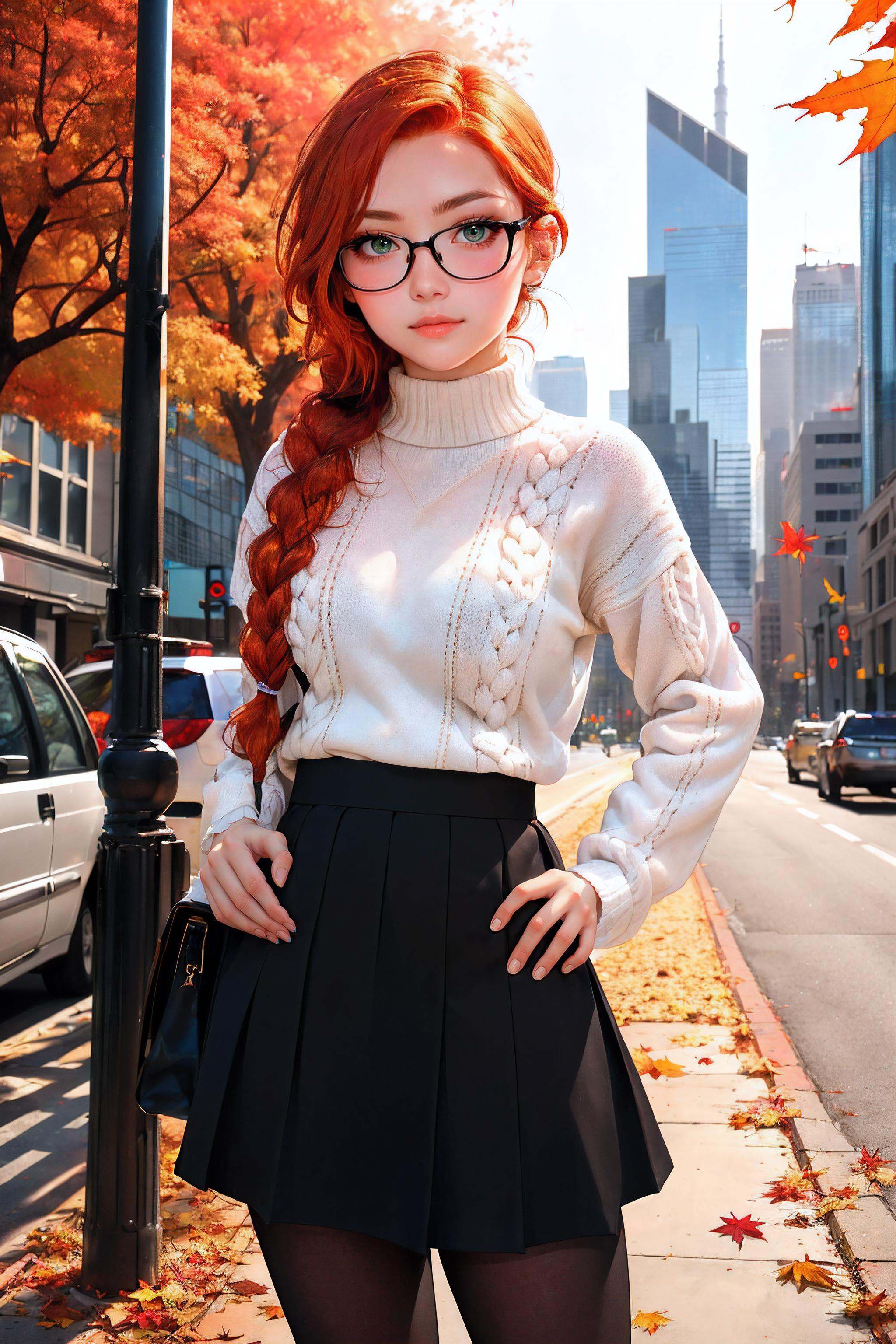 woman,  long hair, on Tensor.Art