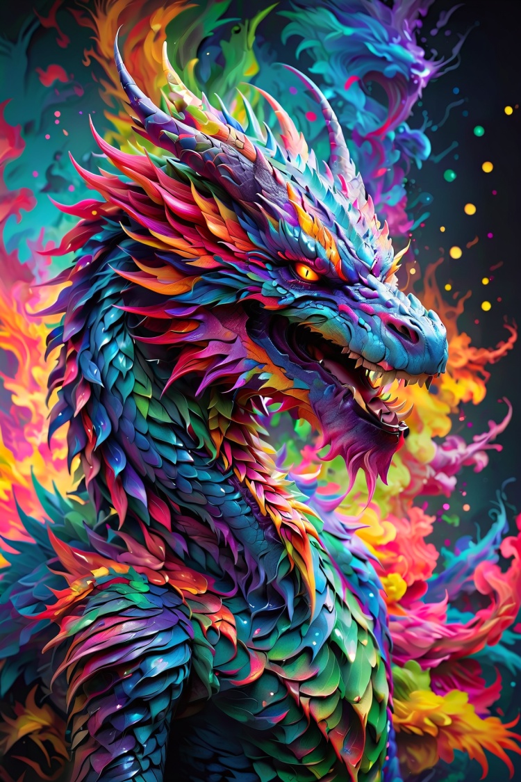 Magical dragon xL by MAGIC OF AI on Tensor.Art