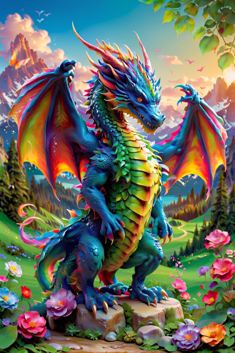 Magical dragon xL by MAGIC OF AI on Tensor.Art