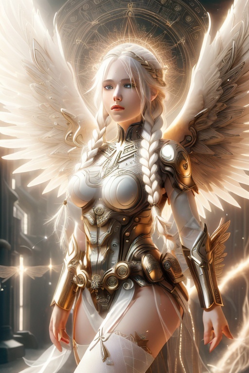 1 girl,  (mastery),  fully armed Valkyrie on Tensor.Art