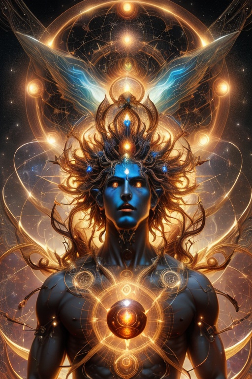 Generate hyper realistic image of a creature that feasts on the convergence of cosmic forces,  the Ecliptic Nexus Reaver....