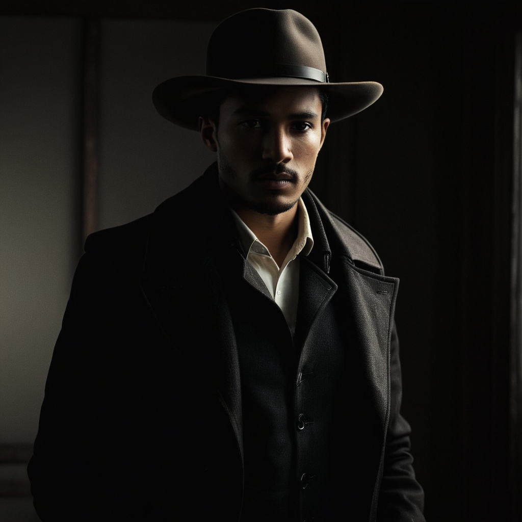 cinematic film still of dim light,  low light,  dramatic light on Tensor.Art