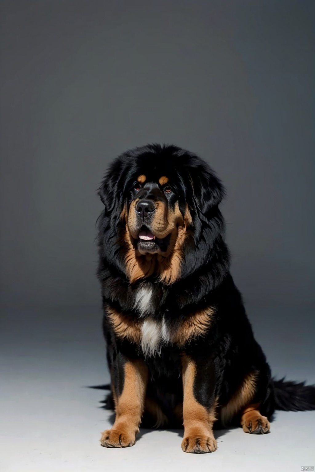  absurdres,absurdres,realistic,(full_shot:1.8), solo, , Dog_Tibetan mastiff