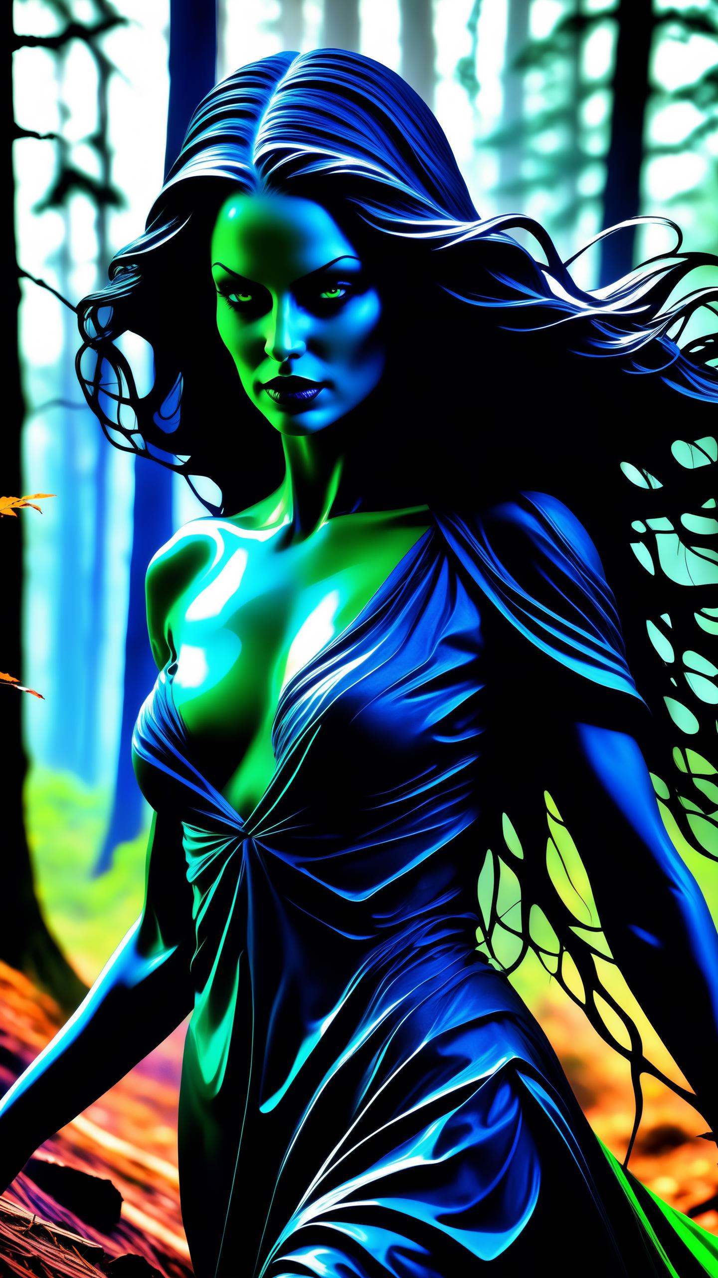 nswf girl,  expressionist Darkfall Sandman,  speed paint on Tensor.Art