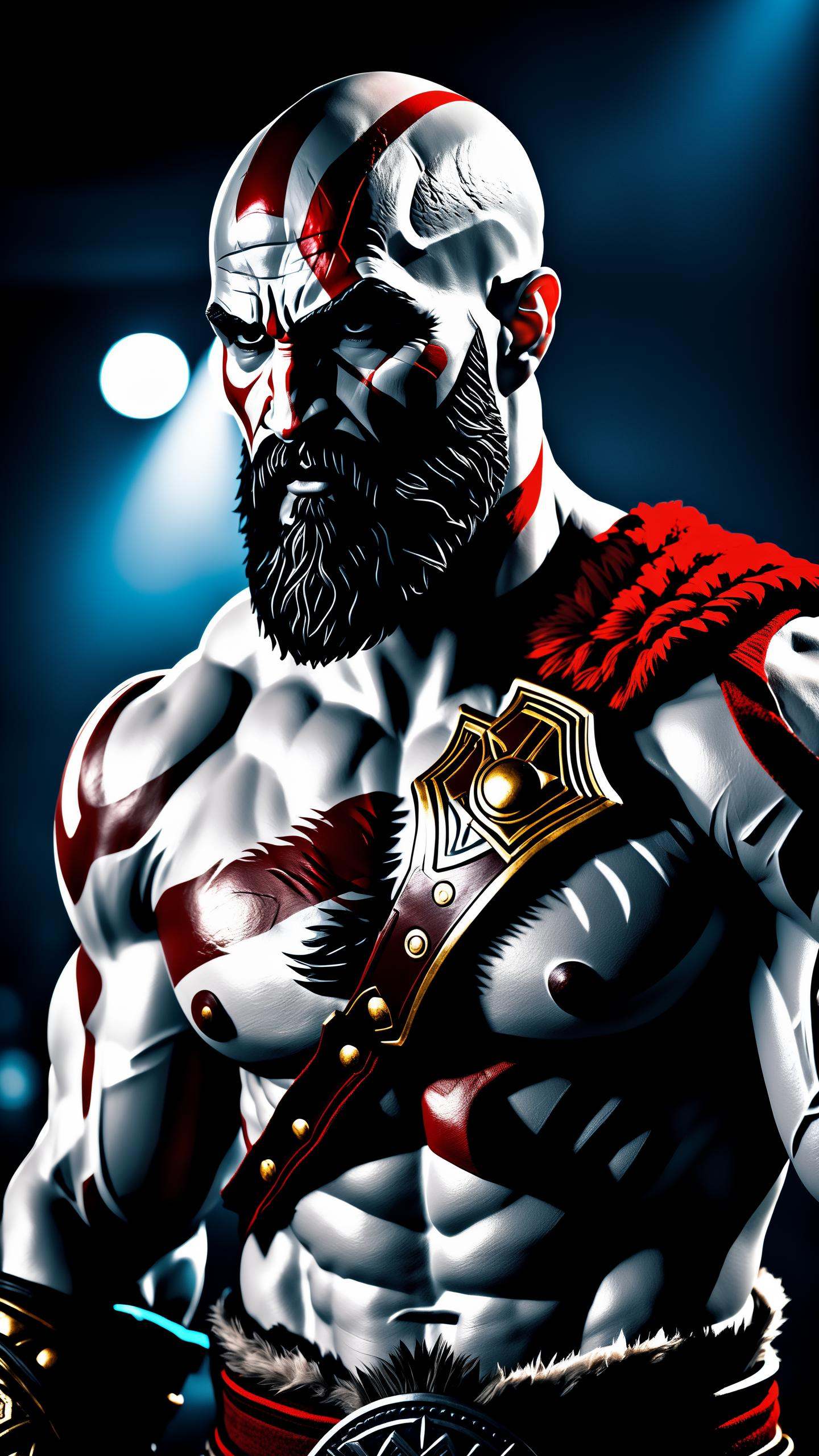 a cinematic shot for god of war,  , on Tensor.Art