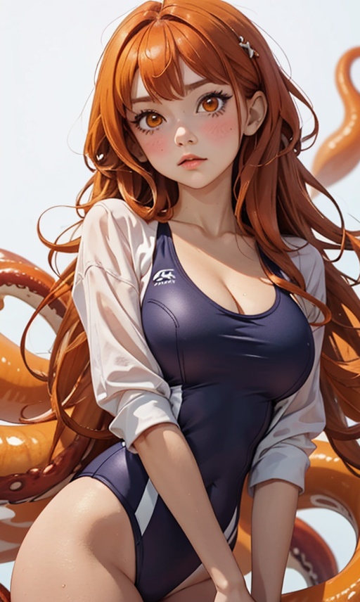 1girl,  solo,  long hair on Tensor.Art