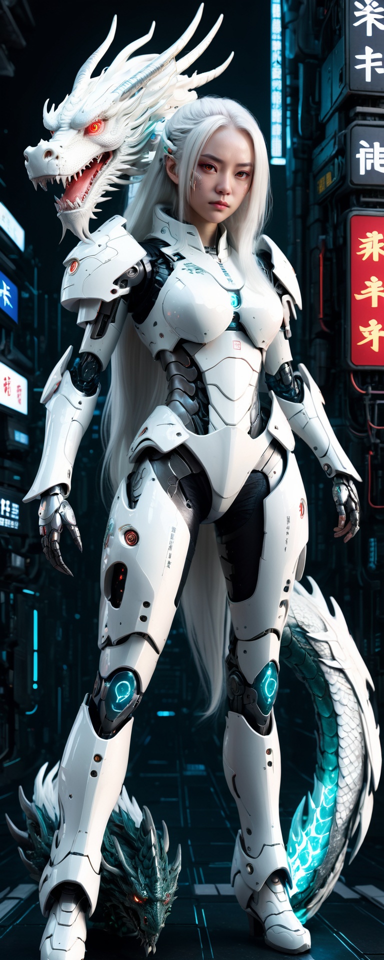 Full body,  outer_space,  robot female on Tensor.Art