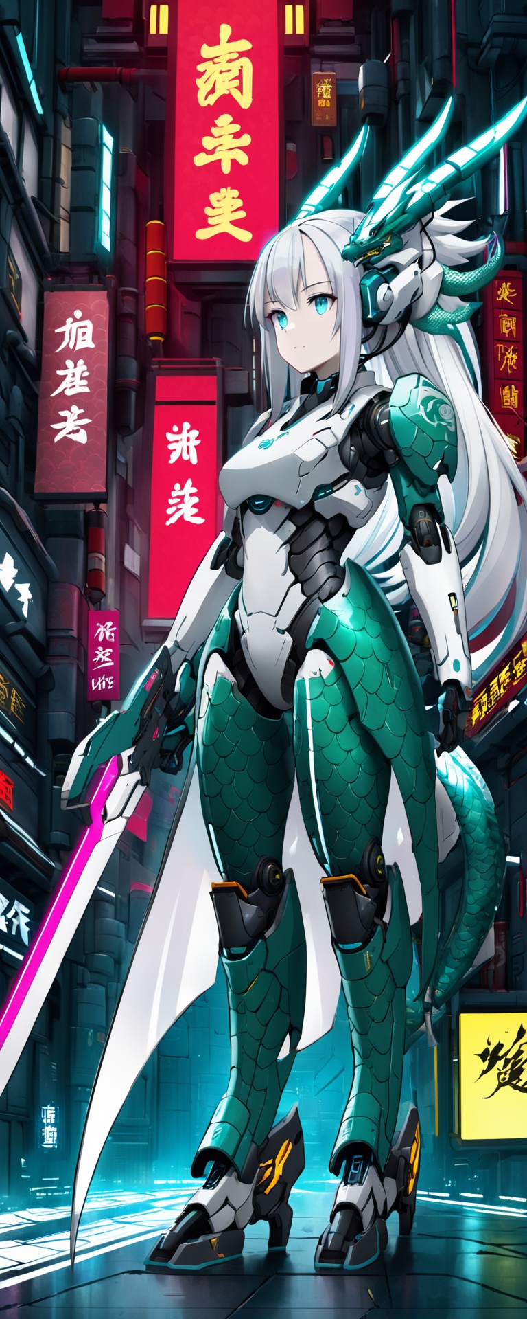Full body,  outer_space,  robot female on Tensor.Art