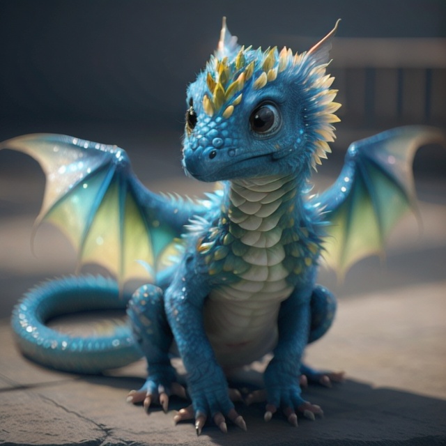dragon,  dragon cute,  wings on Tensor.Art