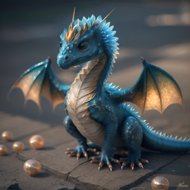 dragon,  dragon cute,  wings on Tensor.Art