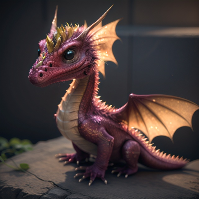 dragon,  dragon cute,  wings on Tensor.Art